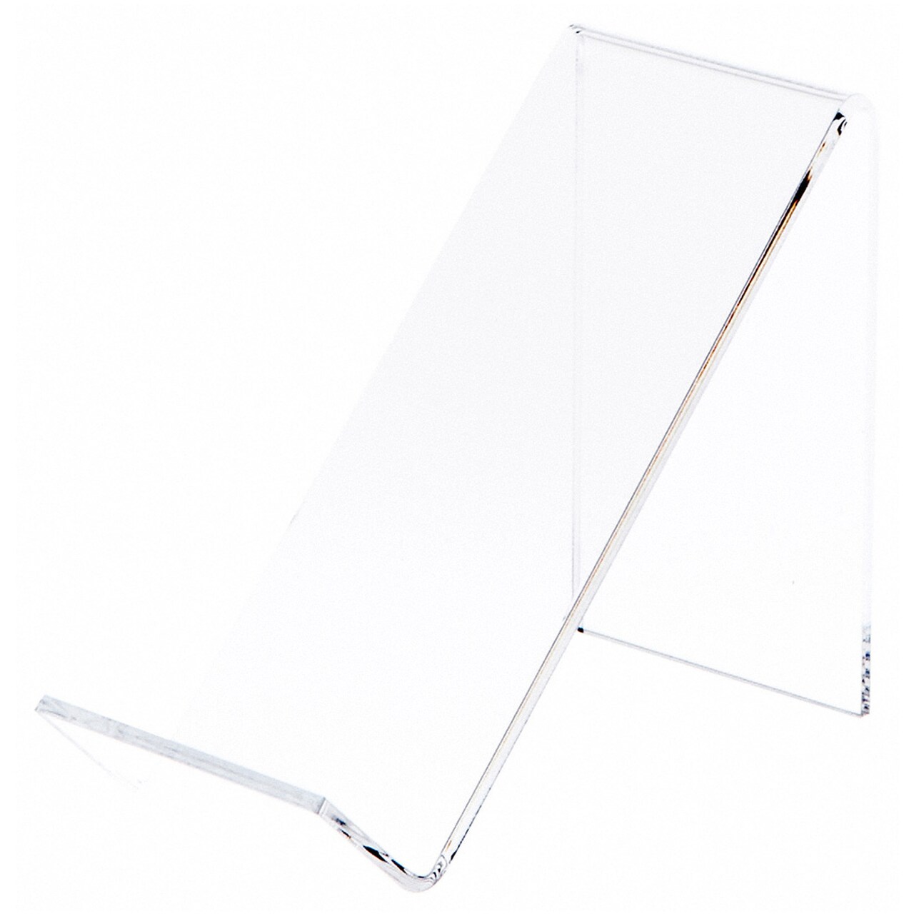 Plymor Clear Acrylic Cell Phone Display Stand / Easel, 2.5" W x 5" D x 4.5" H